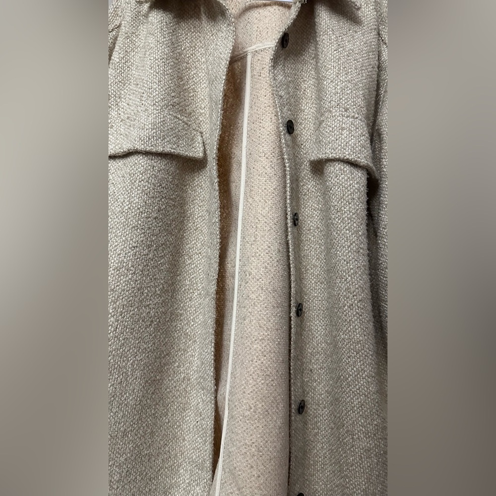 H&M Cream Textured Jacket - Picture 7 of 16